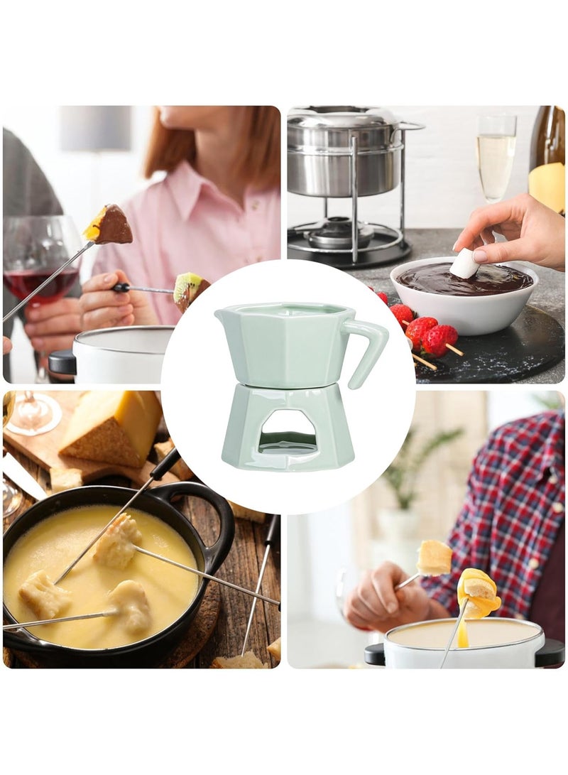 Bukela Chocolate Fondue Mug, Butter Warmer and Even Heating Chocolates Cup for Birthday Christmas Holiday Party Home Office Apartment Perfect for Cheese, Sweet Snacks, or Chocolate Desserts - Image 5